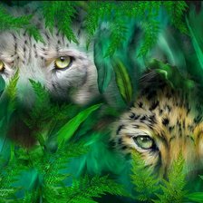 Схема вышивки «Лес»