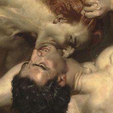 Схема вышивки «Данте и Вергилий в аду (отрывок)»