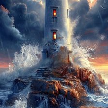 Схема вышивки «Маяк»