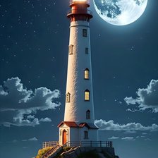 Схема вышивки «Маяк»