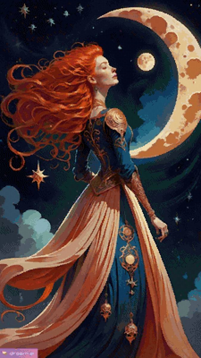 Девушка. Фэнтези - предпросмотр