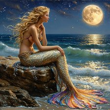 Схема вышивки «Лунная  соната»