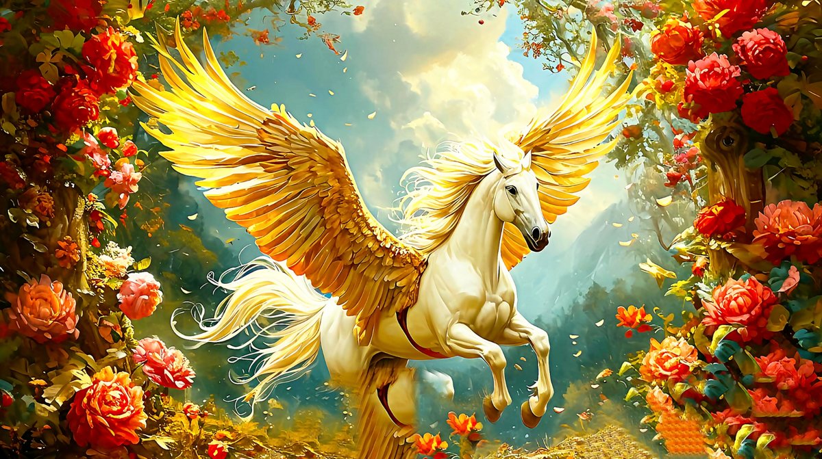 ПЕГАС - конь, мифология - оригинал