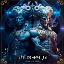 Схема вышивки «Близнецы. Зодиак.»