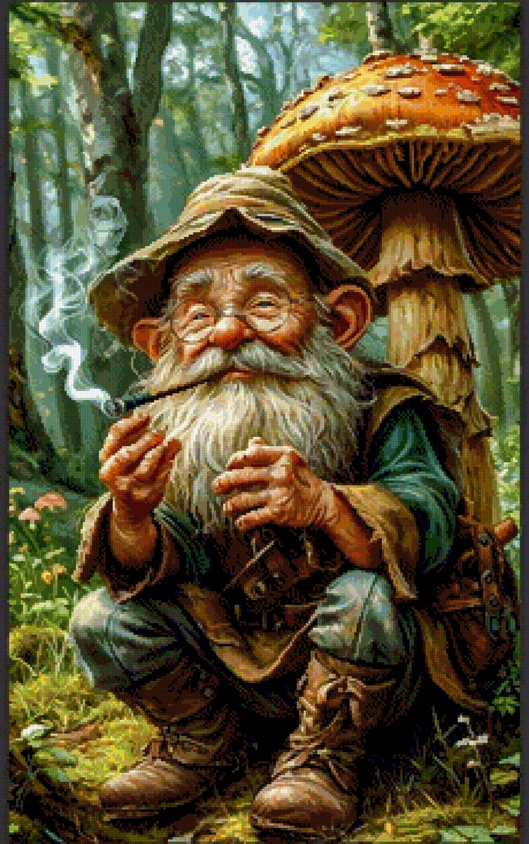 Дед - гриб - предпросмотр