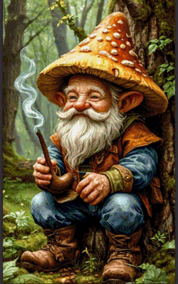 Дед - гриб - предпросмотр