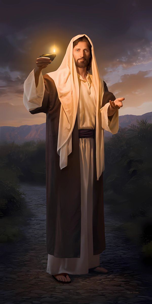 Иисус со свечой - иисус, свеча - оригинал