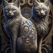 Схема вышивки «Близнецы. Зодиак.»