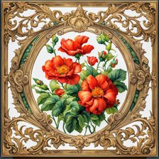 Схема вышивки «Цветы»