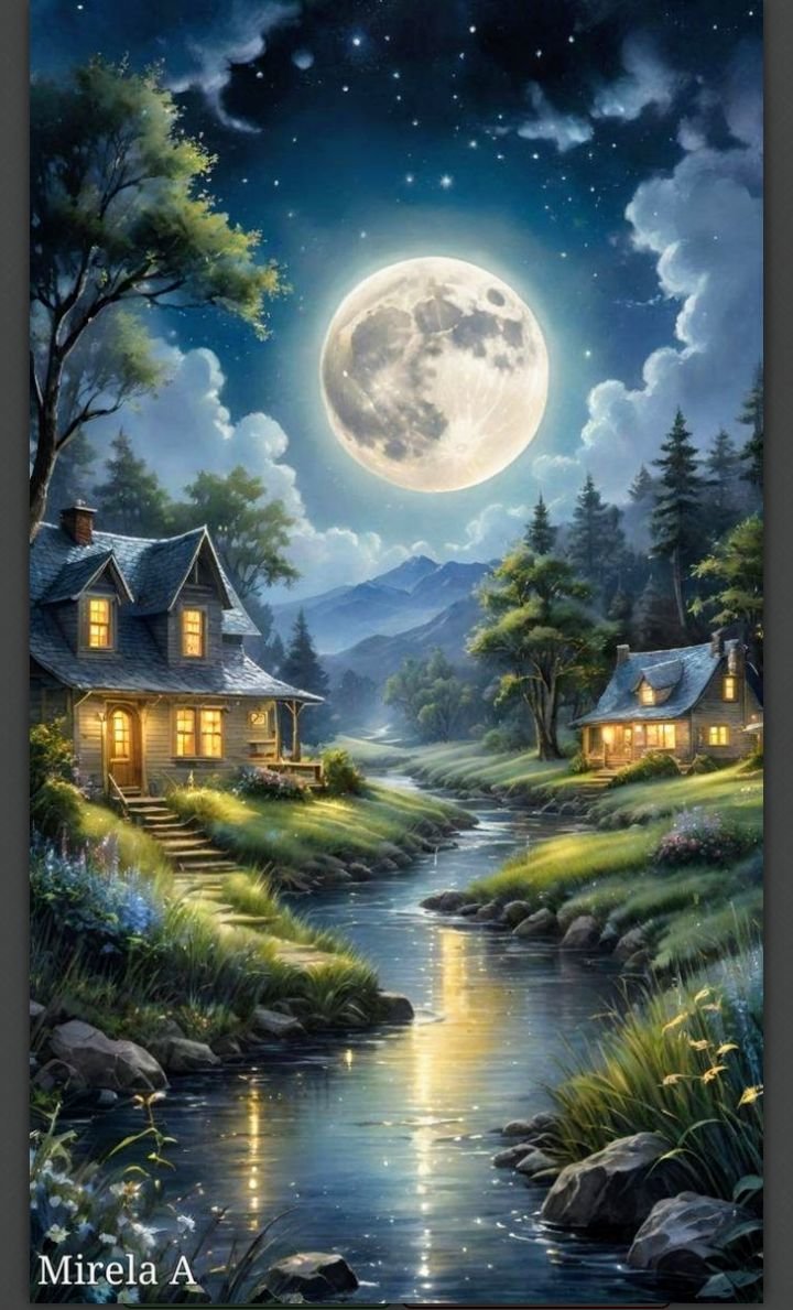 Река - дома - оригинал