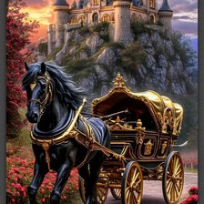 Схема вышивки «Замок»