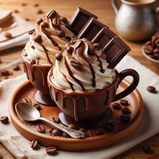 Схема вышивки «Кофе для двоих»