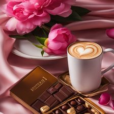 Схема вышивки «Кофе и конфеты»