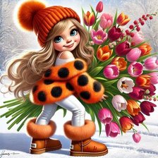 Схема вышивки «Букет для вас»