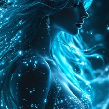 Схема вышивки «Девушка»