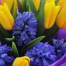 Схема вышивки «Весенние цветы»