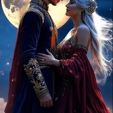 Схема вышивки «Влюблённые»