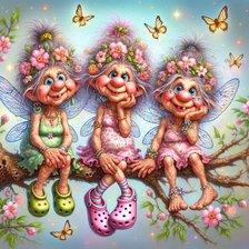 Схема вышивки «феи»