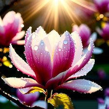 Схема вышивки «Магнолия»