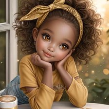 Схема вышивки «Chica»