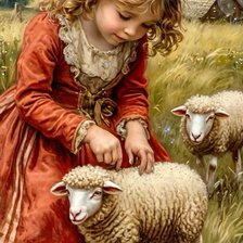 Схема вышивки «Little Lamb 2»