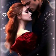 Схема вышивки «Влюблённые»