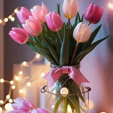 Схема вышивки «Тюльпаны»