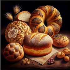 Схема вышивки «Хлеб»