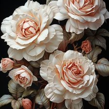 Схема вышивки «розы»