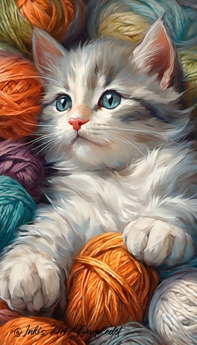 котенок - рисунок - оригинал