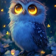 Схема вышивки «Сова»