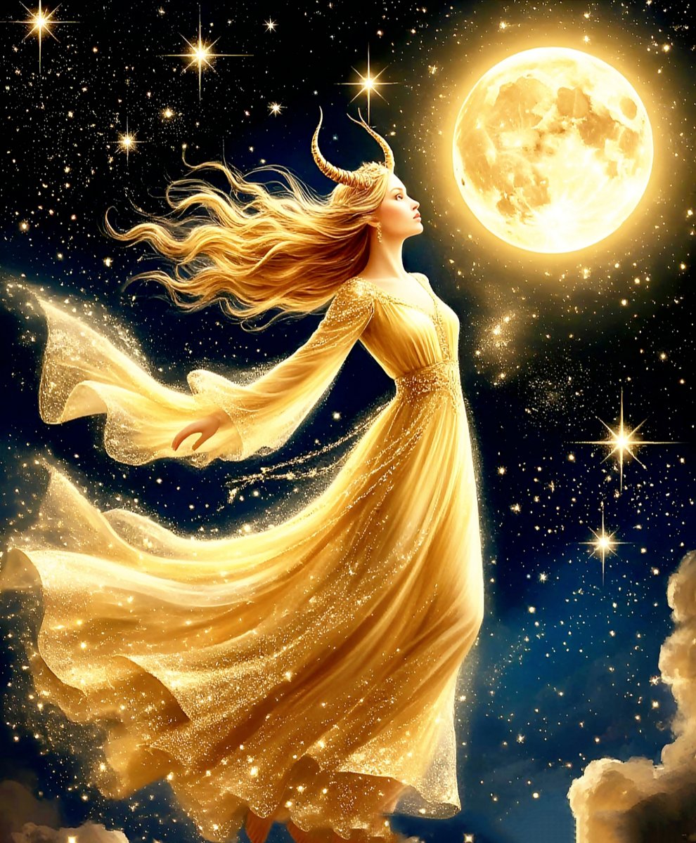 Парящая среди звёзд - космос, сон, лилит, дева - оригинал