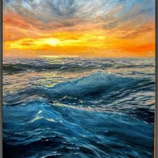 Схема вышивки «Закат»