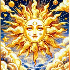 Схема вышивки «Небо»