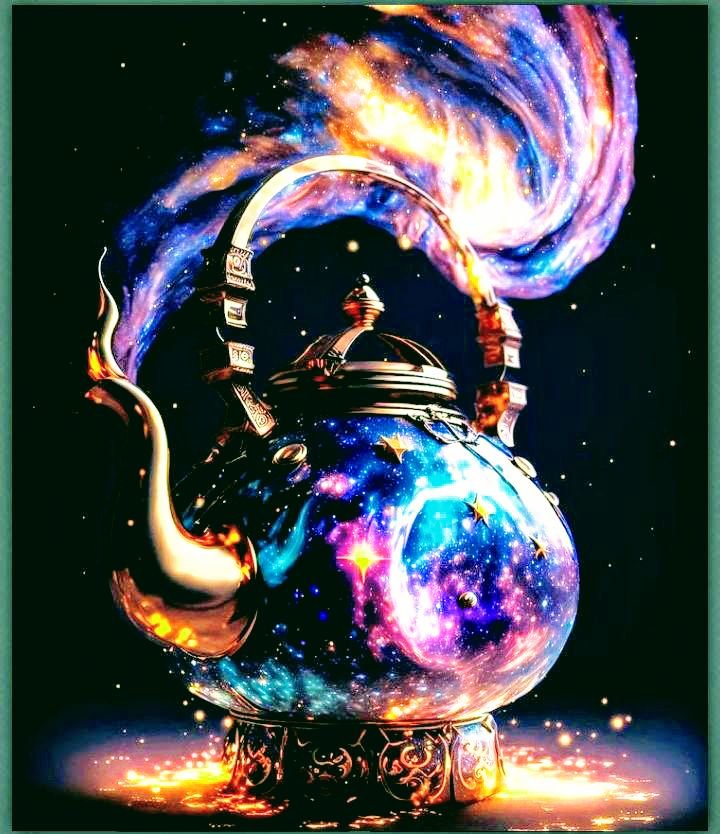 Космос - чайник - оригинал