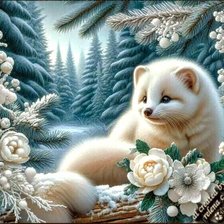 Схема вышивки «Зима»