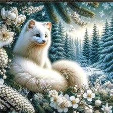 Схема вышивки «Зима»