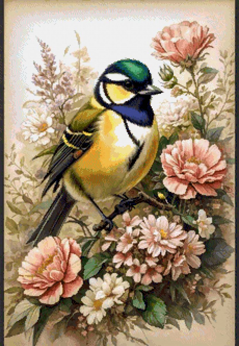 Птицы - синица - предпросмотр