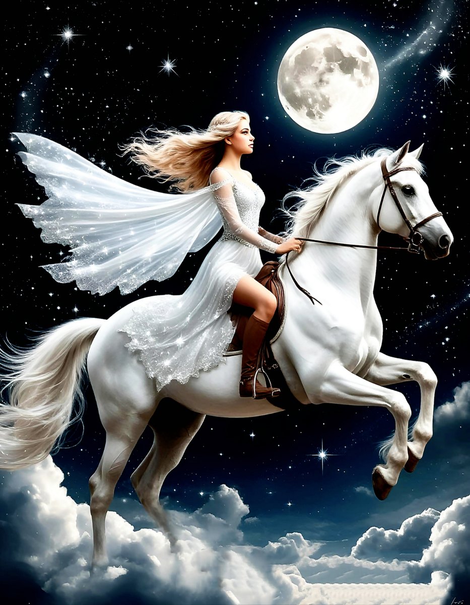 По дорогам сна - конь, девушка, сон - оригинал