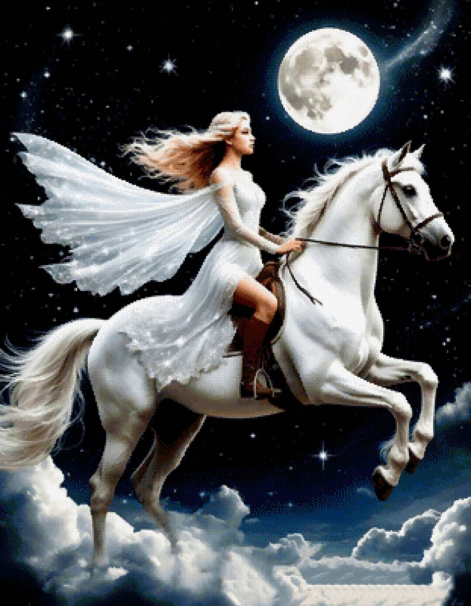 По дорогам сна - конь, девушка, сон - предпросмотр