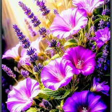 Схема вышивки «Цветы»