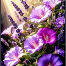 Схема вышивки «Цветы»