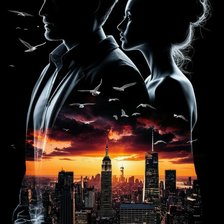 Схема вышивки «Я всегда с тобой....»