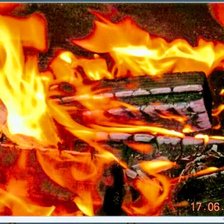 Схема вышивки «Огонь»