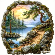 Схема вышивки «Природа»