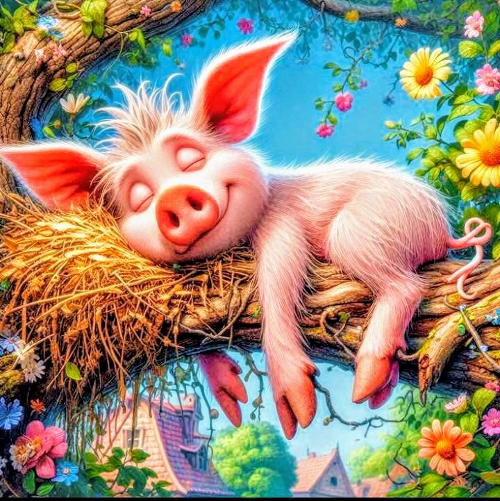 Свин - гнездо - оригинал