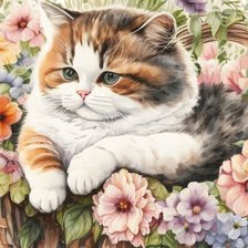 Схема вышивки «толстый»