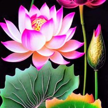 Схема вышивки «Цветы»