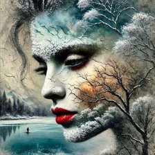 Схема вышивки «Женский образ»