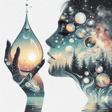 Схема вышивки «Женский образ 1»